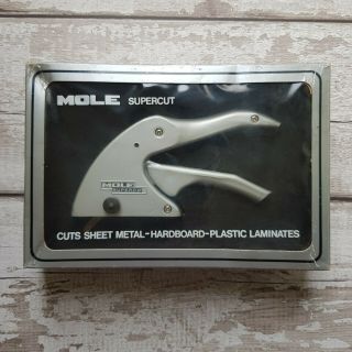 Vintage Mole Supercut Sheet Metal & Other Materials Cutter Nibbler Shear