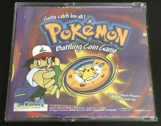 Vintage - 1999 / Pokemon - Battling Coin Game / Graveler,  Wrapl,  Moltress - VG 3