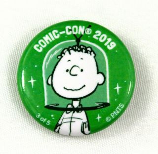 Sdcc 2019 Exclusive Peanuts Franklin Nasa Astronaut Comic Con Friday Button Pin