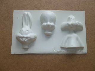 Bugs Bunny Sylvester Tweety Bird 1972 Warner Brothers Plastic Mold