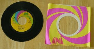 Elton John " Rocket Man " 1972 Old Stock Stereo Promo Collectible 45 Rpm