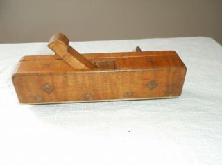 Antique / Vintage Unusual Wooden Hand Plane Woodworking Tool