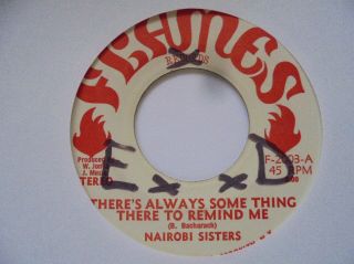 Nairobi Sisters Always Something There To Remind Me Flames Soul Reggae 7 " Hear