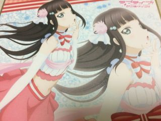 Set Of 7 Love Live Shikishi Art/colored Paper & Poster Chirashi Flyer Anime