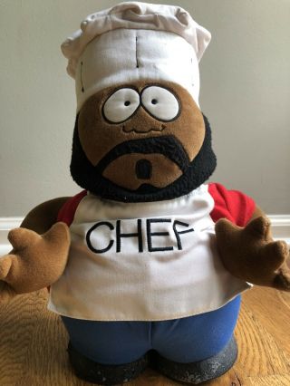 Fun 4 All 1998 South Park Chef 14 " Plush Doll Pre - Owned With