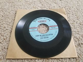 Bob Gerard 45 Ginza Lights Shining/ Sent My Love In A Letter Tin Pan Alley 20 - 41