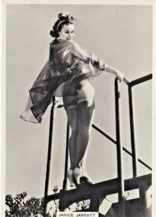 Janice Jarratt - Ardath Hollywood Starlet Pin - Up/cheesecake 1939 Cig Card