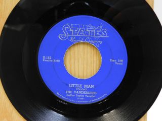 The Danderliers Doowop 45 Little Man Bw May God Be With You On States