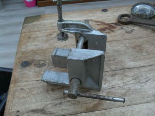 Vintage Stanley 702 Vice Vise Clamp On Bench Vice Carpentry Woodworking Tool A