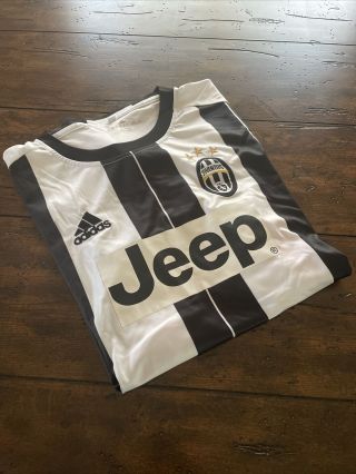 Dybala 21 Adidas Juventus 2016 - 17 Home Soccer Jersey Size Xl Jeep Serie A X - L