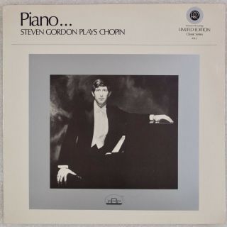 Steven Gordon: Plays Chopin Piano Reference Recordings Rr - 2 Audiophile Lp Nm