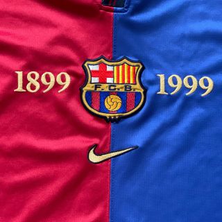 Barcelona Jersey 1998 1999 Home Boys L Youth Shirt Camiseta Football Nike