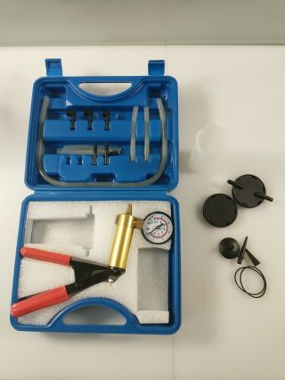 Htomt 2 In 1 Brake Bleeder Kit Hand Held Vacuum Pump Test Set For Automotive Wit