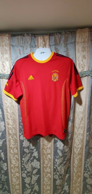 Spain Soccer Jersey Season 2002 Size L.