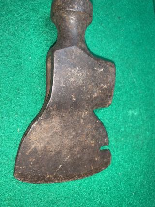 Antique Hand Ax Axe Hatchet Head W/ Nail Puller & Hammer Head 1 Lb 2 Oz