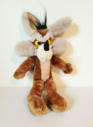 Vintage 1994 Looney Tunes Wile E Coyote Stuffed Animal Plush Ace Novelty 14 "