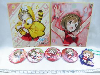 Vocaloid Hatsune Miku Meiko Colord Paper Button Budges Rubber Strap Anime Japan
