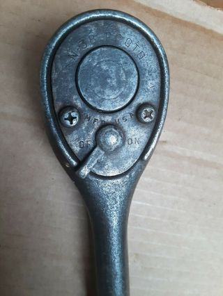 Vintage Proto N - 38 1/2 " Ratchet Socket Tool Rare Government Production? Tool Usa