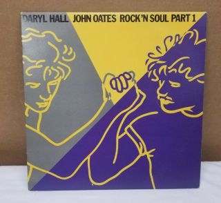 1983 Hall & Oates " Rock’n Soul Part 1 " Lp - Rca Records (cpl1 - 4858) W/poster Nm,