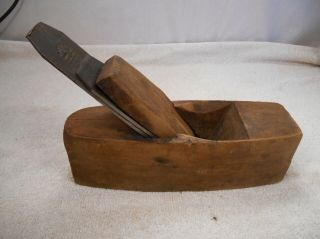 8.  25” Vintage Wooden Smoothing Plane By York Tool Co.