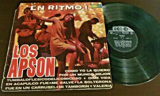 Los Apson En Ritmo Garage Beat Boogaloo 1968 Mexico 12 " Lp