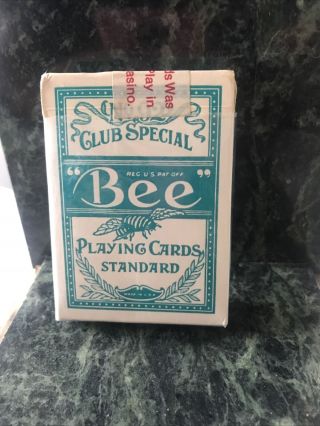 Vintage Club Special No.  92 Bee Playing Cards - Sahara Hotel Las Vegas (rb)