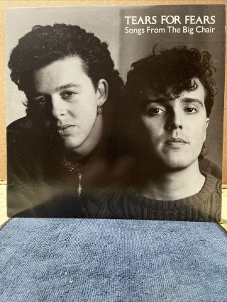 Tears For Fears Songs From The Big Chair Lp 1985 Vinyl,  1st,  M/nm,