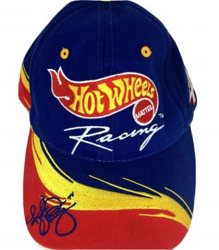 2000 Mattel Hot Wheels Racing Cap Nascar 44 Kyle Petty Hat Ch Flag Series Preow