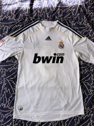 Adidas Real Madrid 2009/10 Home Jersey 9 Ronaldo Size M