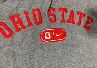 Nike Team Ohio State Buckeyes Men’s Hoodie Sweatshirt Size XL 2