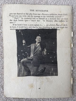 Vintage Scrap Book Page Showing Elvis & Charles Hawtrey