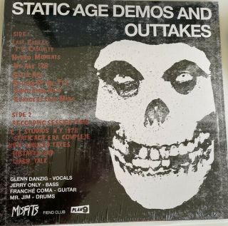 YELLOW VINYL The Misfits Static Age Demos LP danzig rare samhain punk RECORD 2