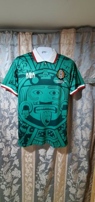Mexico Soccer Jersey Season 1998 Size L