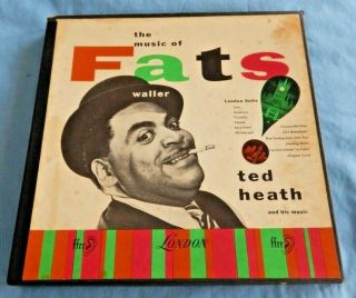 78 Rpm Album 7 Vinyl 10 " Record Set - Jazz - The Music Of Fats Waller By Ted Heath