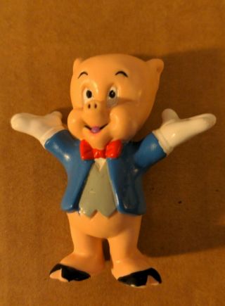 Looney Tunes Porky Pig Applause 3” Figure Pvc 90s 1990 Warner Bros