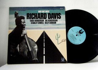 Richard Davis Lp Way Out West 1980 Muse Jazz Vinyl