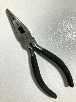 Vintage Craftsman 45081 Needle Nose Pliers W/ Side Cutter