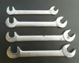 Indestro Open End Angle Wrench (4) 3/8 1/2 5/8 3/4 Usa