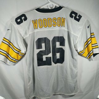 Vintage Reversible Pittsburgh Steelers Rod Woodson Reebok Jersey Size 52
