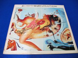 Dire Straits - Live Alchemy - 1984 Rock Double Lp Gatefold Vg,  Vinyl Record