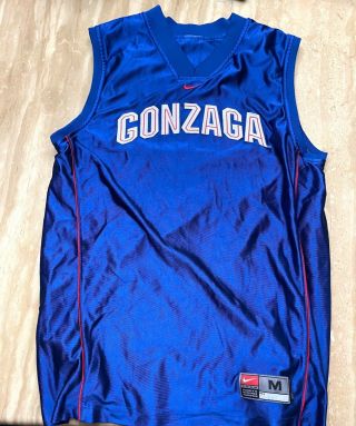 Gonzaga Bulldogs Vintage Ncaa Nike Basketball Reversible Jersey