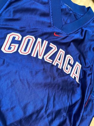 Gonzaga Bulldogs VINTAGE NCAA Nike Basketball Reversible Jersey 2
