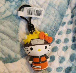 Naruto Shippuden X Hello Kitty And Friends Figural Key Chain - Hello Kitty