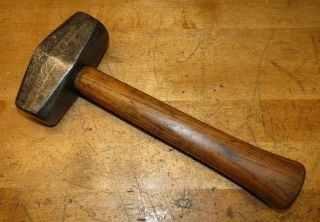 Vintage True Temper 3 Pound Blacksmith Hammer Or Hand Sledge 10 " Handle