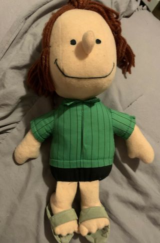 Peanuts Peppermint Patty Plush Doll In,  1982