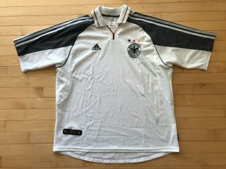 Vtg Adidas Germany 1998 Shirt Futbol Soccer Trikot Jersey Deutscher Fussball Xl