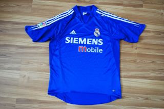 Real Madrid Spain 2004/2005 Third Football Shirt Jersey Adidas Size Mens Medium