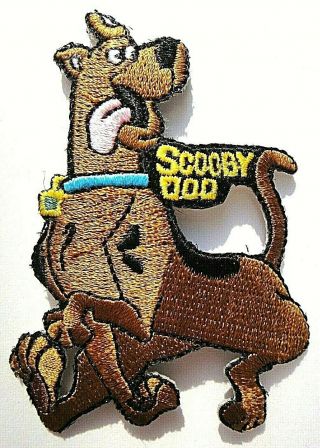 Scooby - Doo " Running " (hanna Barbara) Embroidered Patch -