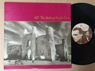 U2 - The Unforgettable Fire - Lp Near