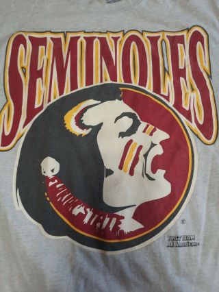 Vintage Florida State Seminoles 1993 National Champions Double Sided Shirt - L